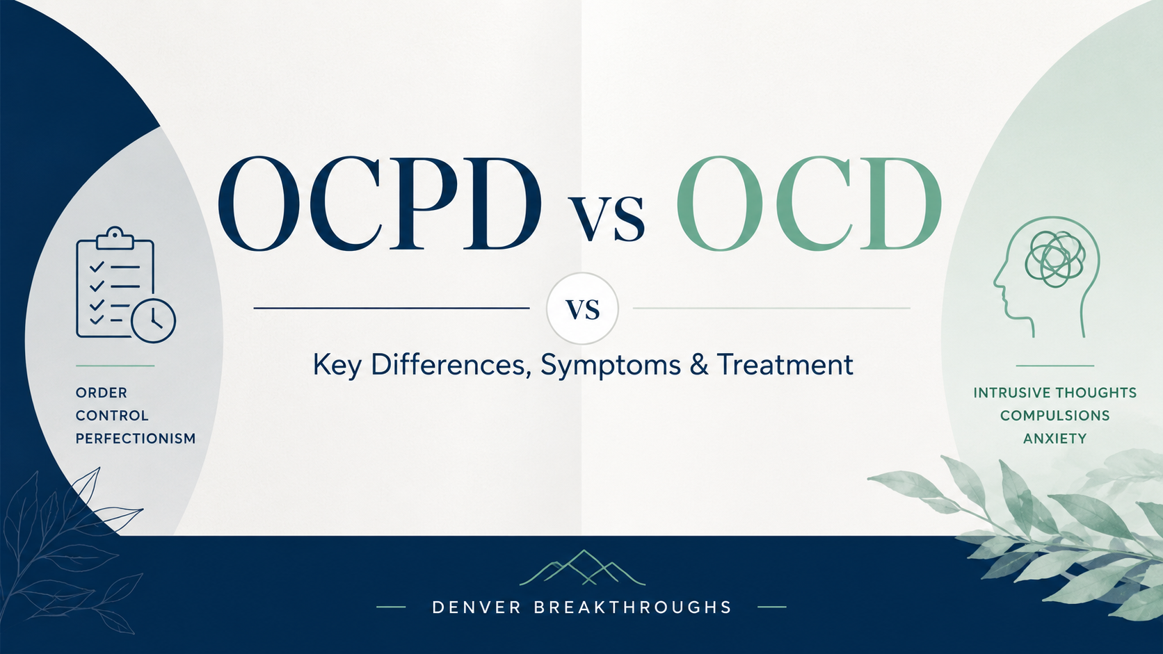 OCPD vs OCD key differences, symptoms, and treatment options