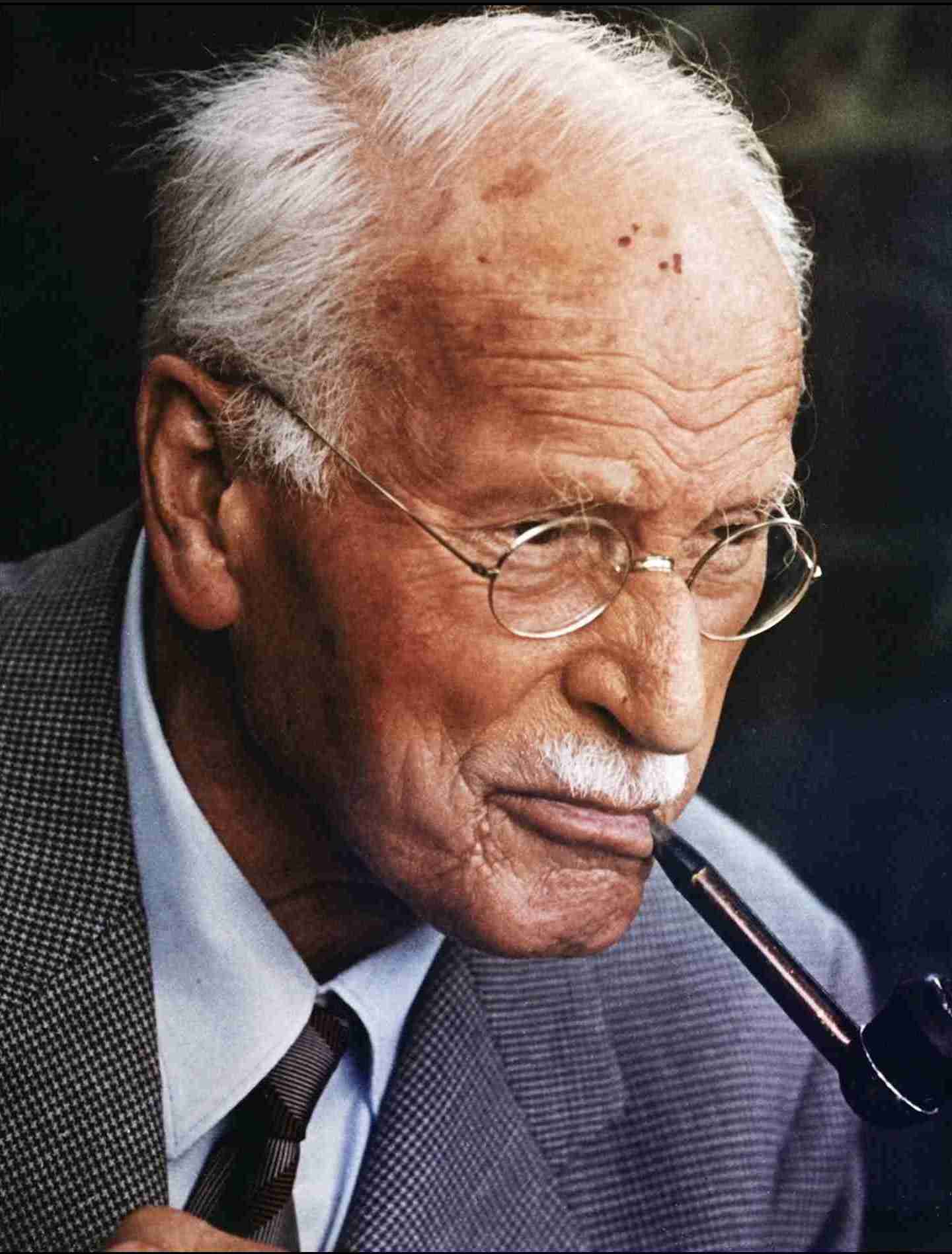 Portrait of Carl Jung, the Swiss psychiatrist who founded analytical psychology